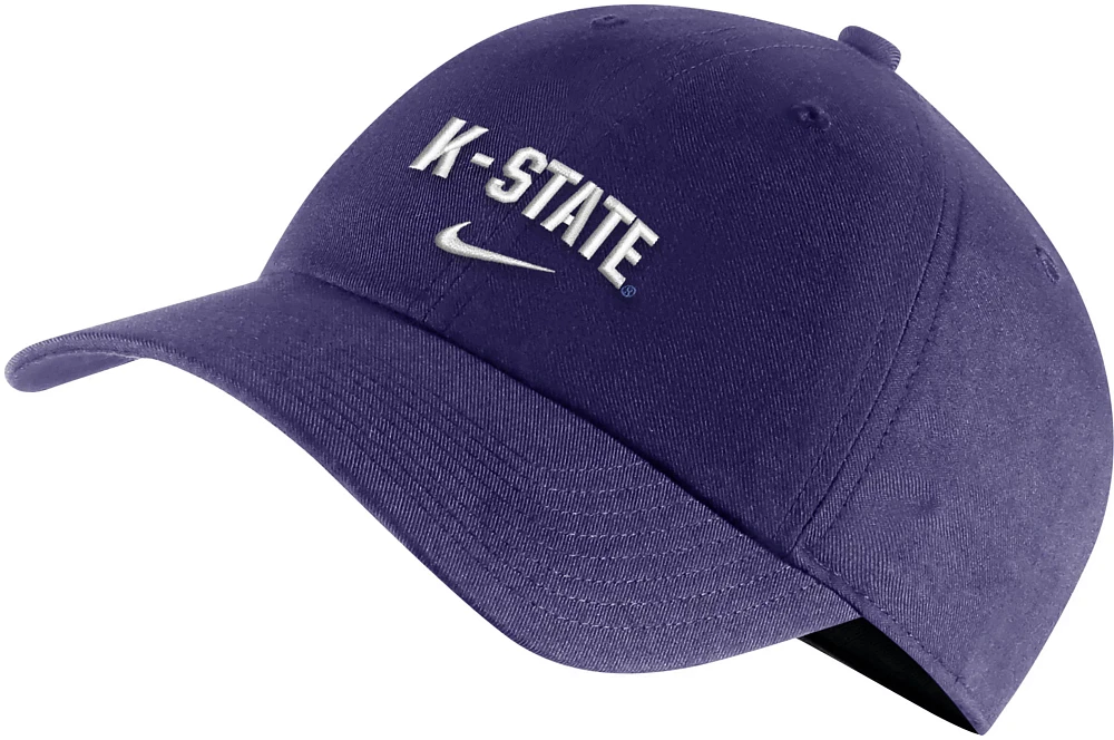 Nike Men's Kansas State Wildcats Purple Heritage86 Arch Adjustable Hat