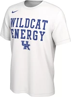 Nike Men's Kentucky Wildcats White Dri-FIT 'Energy' Bench T-Shirt