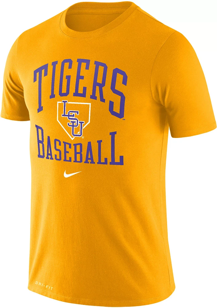 Nike Men's LSU Tigers Gold Dri-FIT Legend Baseball T-Shirt