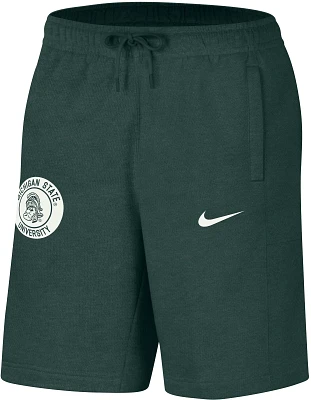 Nike Men's Michigan State Spartans Green Knit Shorts