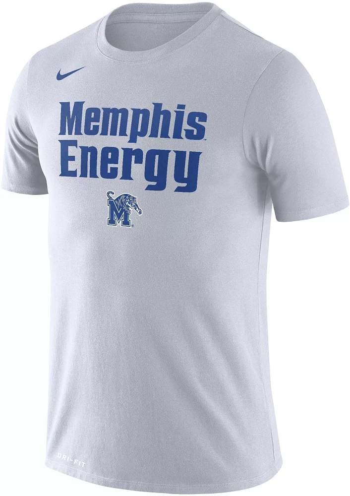 Nike Men's Memphis Tigers White Dri-FIT 'Energy' Bench T-Shirt