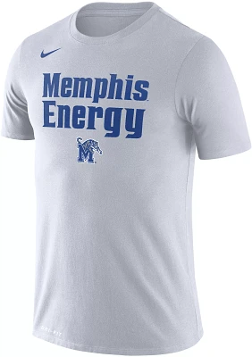 Nike Men's Memphis Tigers White Dri-FIT 'Energy' Bench T-Shirt