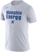 Nike Men's Memphis Tigers White Dri-FIT 'Energy' Bench T-Shirt