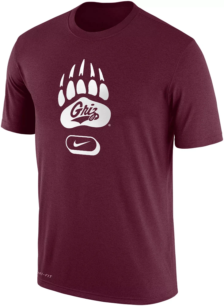 Nike Men's Montana Grizzlies Maroon Dri-FIT Pill Cotton T-Shirt