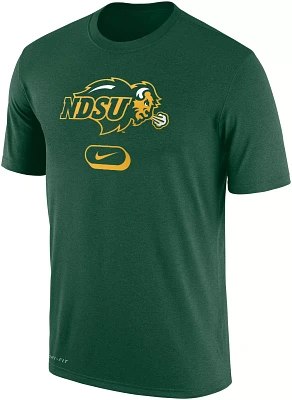 Nike Men's North Dakota State Bison Green Dri-FIT Pill Cotton T-Shirt