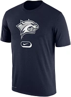 Nike Men's New Hampshire Wildcats Blue Dri-FIT Pill Cotton T-Shirt