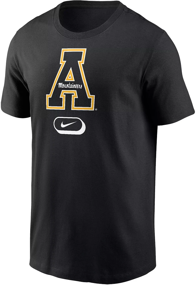 Nike Men's Appalachian State Mountaineers Black Dri-FIT Pill Cotton T-Shirt