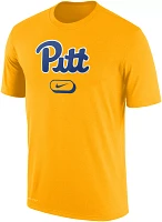 Nike Men's Pitt Panthers Gold Dri-FIT Pill Cotton T-Shirt