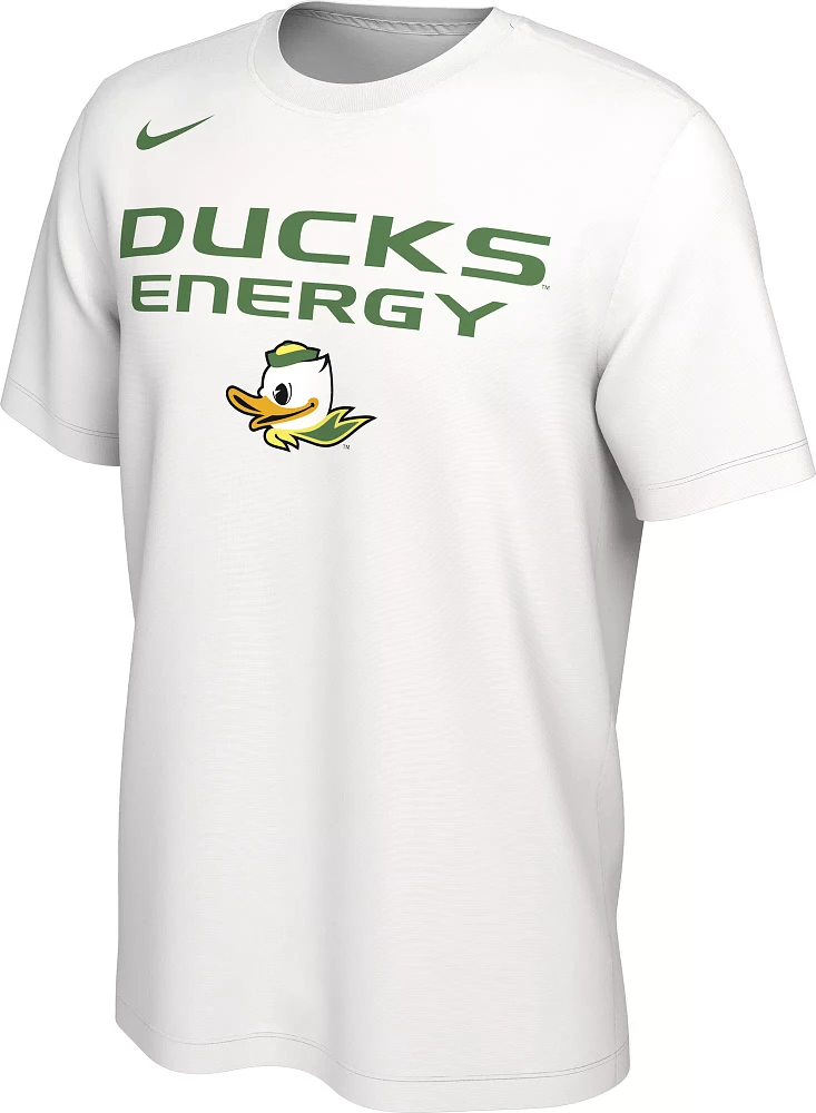 Nike Men's Oregon Ducks White Dri-FIT 'Energy' Bench T-Shirt