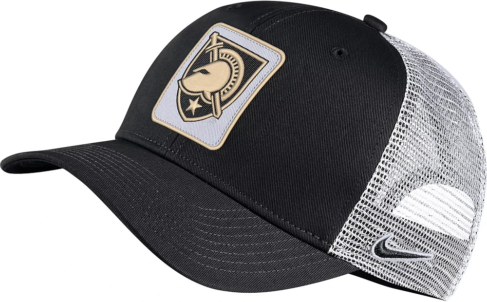 Nike Men's Army West Point Black Knights Army Black Classic99 Adjustable Trucker Hat