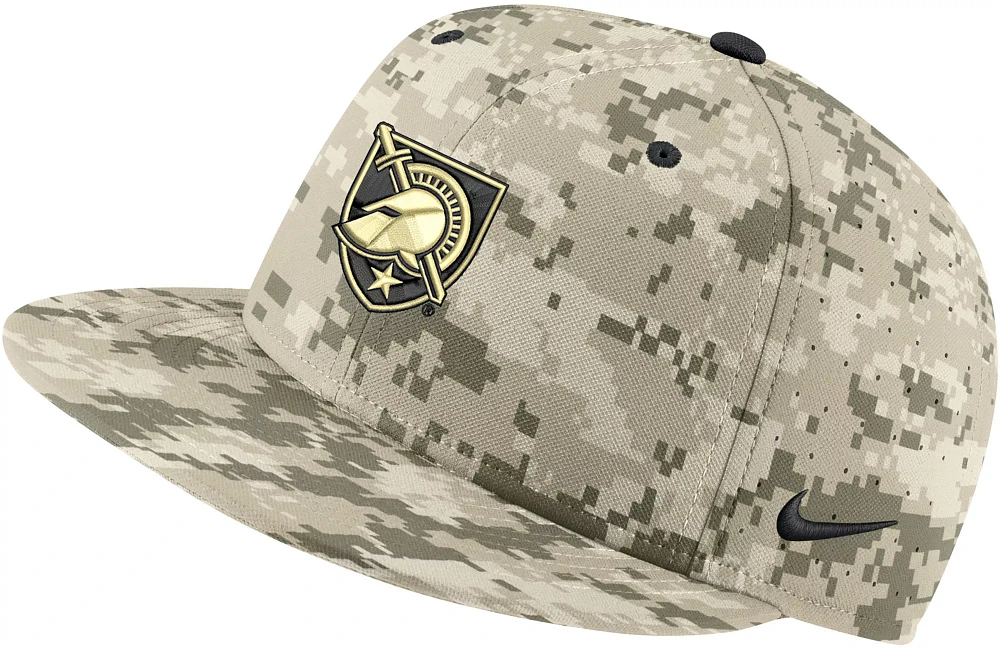 Nike Men's Army West Point Black Knights Camo Dri-FIT Aero True Baseball Fitted Hat