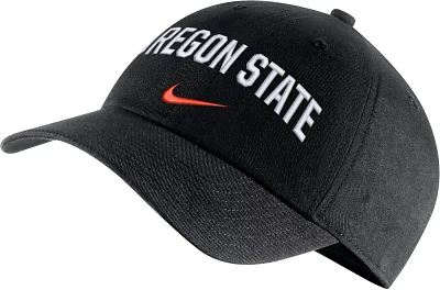 Nike Men's Oregon State Beavers Black Heritage86 Arch Adjustable Hat