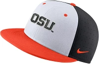 Nike Men's Oregon State Beavers White Dri-FIT Aero True Baseball Fitted Hat