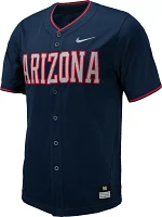 Nike Men's Arizona Wildcats Navy Full Button Replica Baseball Jersey