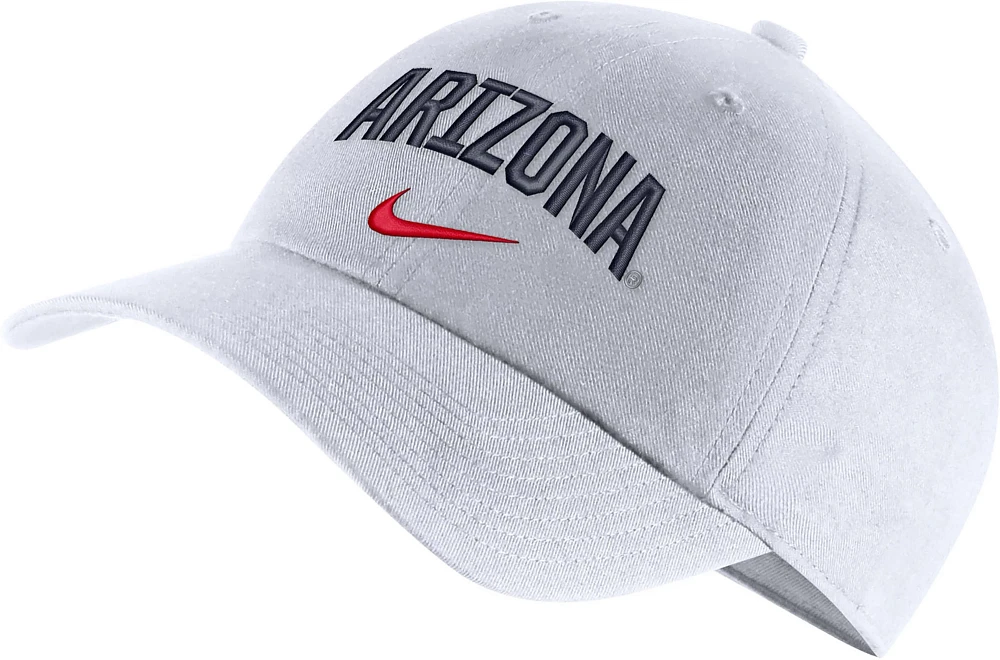 Nike Men's Arizona Wildcats White Heritage86 Arch Adjustable Hat
