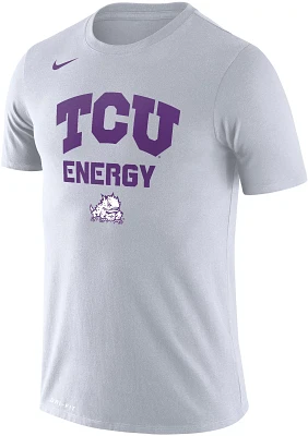 Nike Men's TCU Horned Frogs White Dri-FIT 'Energy' Bench T-Shirt