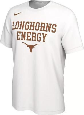 Nike Men's Texas Longhorns White Dri-FIT 'Energy' Bench T-Shirt