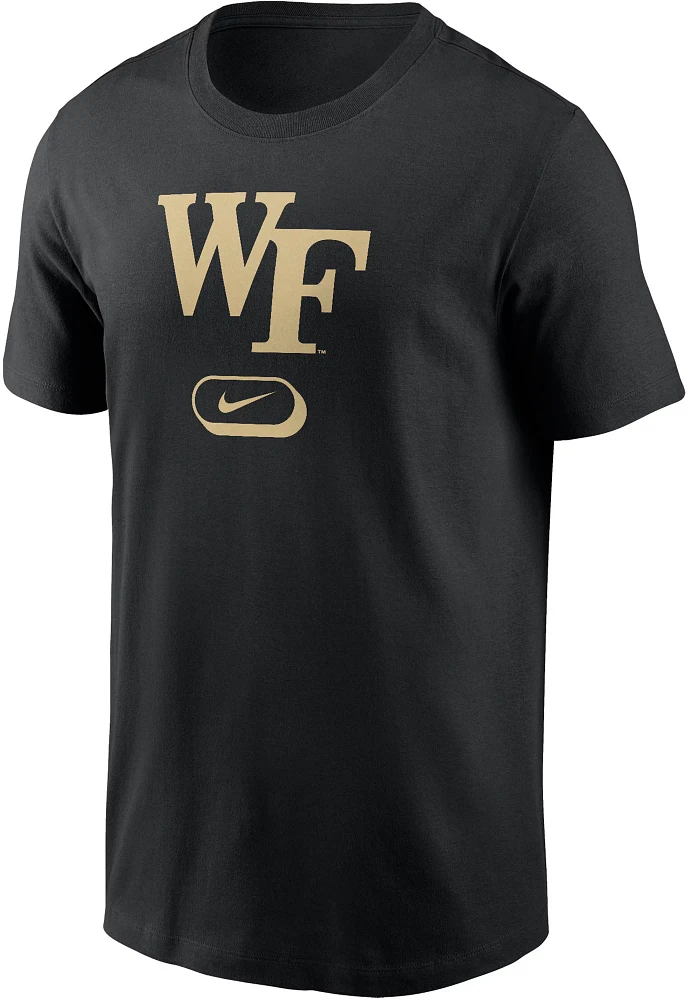 Nike Men's Wake Forest Demon Deacons Black Dri-FIT Pill Cotton T-Shirt