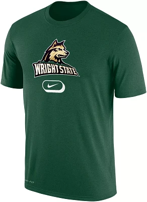 Nike Men's Wright State Raiders Green Dri-FIT Pill Cotton T-Shirt