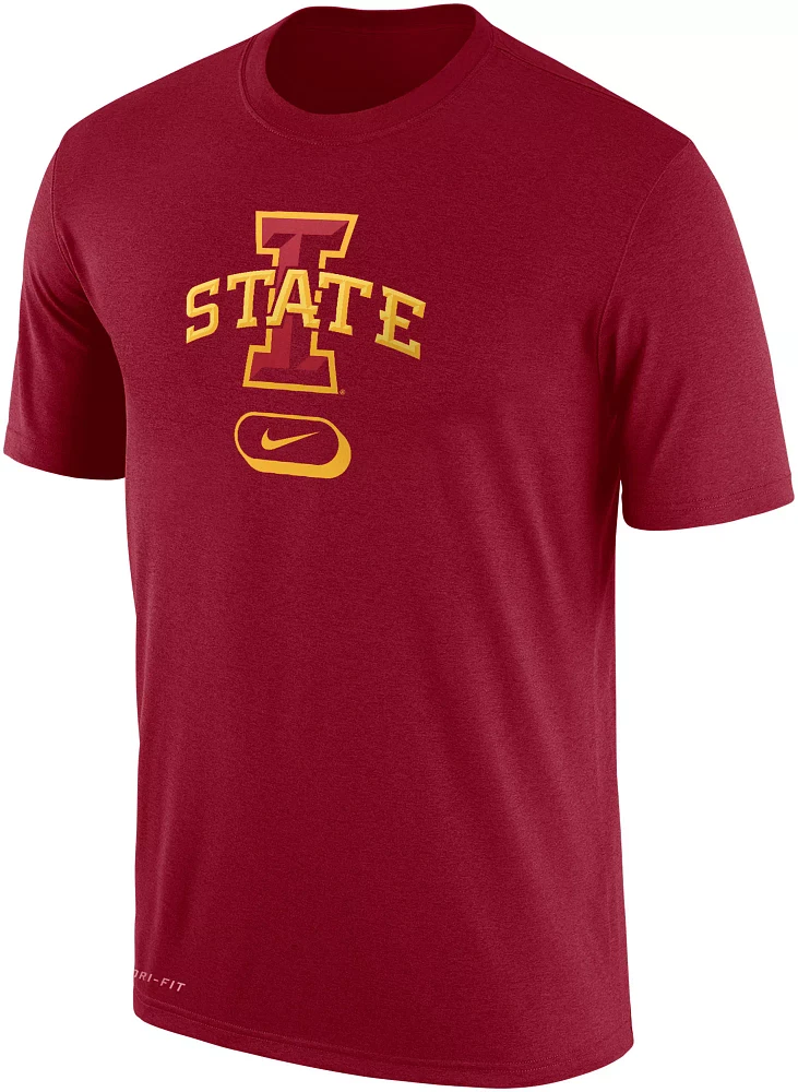 Nike Men's Iowa State Cyclones Cardinal Dri-FIT Pill Cotton T-Shirt