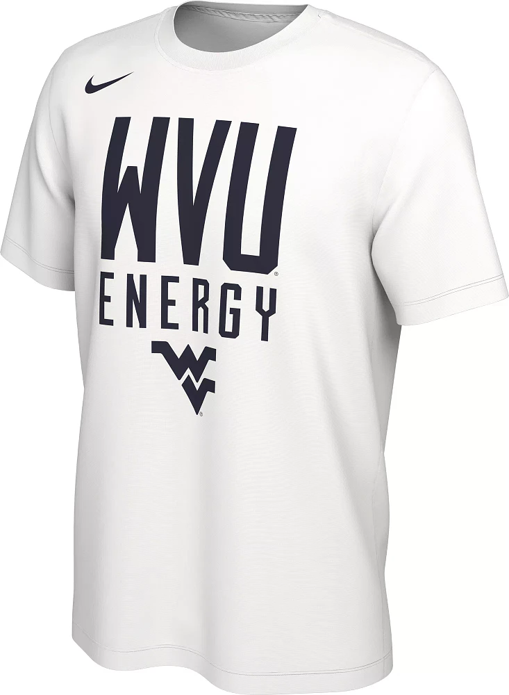 Nike Men's West Virginia Mountaineers White Dri-FIT 'Energy' Bench T-Shirt