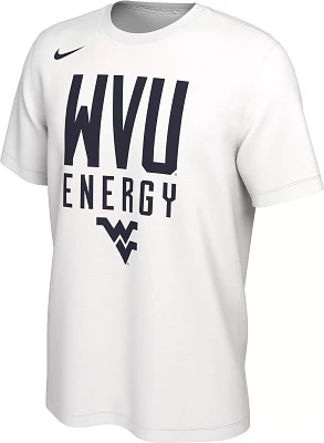 Nike Men's West Virginia Mountaineers White Dri-FIT 'Energy' Bench T-Shirt
