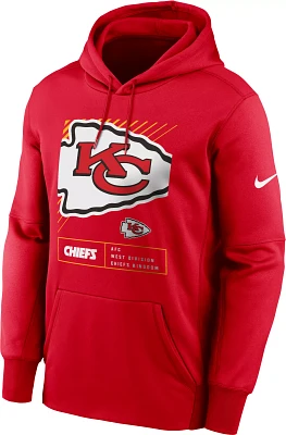 Nike Men's Kansas City Chiefs Red Block Logo Pullover Hoodie