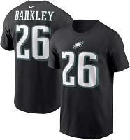 Nike Men's Philadelphia Eagles Saquon Barkley #26 Black T-Shirt