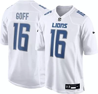 Nike Men's Detroit Lions Jared Goff #16 White Game Jersey