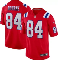 Nike Men's New England Patriots Kendrick Bourne #84 Alternate Red Game Jersey