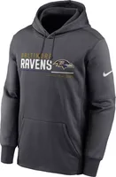 Nike Men's Baltimore Ravens Split Anthracite Hoodie