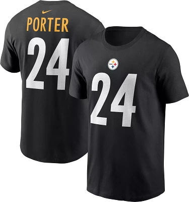 Nike Men's Pittsburgh Steelers Joey Porter #24 Black T-Shirt