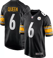 Nike Men's Pittsburgh Steelers Patrick Queen #6 Black Game Jersey