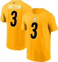 Nike Men's Pittsburgh Steelers Russell Wilson #3 Gold T-Shirt