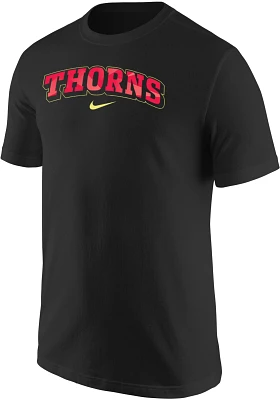 Nike Adult Portland Thorns 2024 Wordmark Black T-Shirt