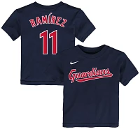 Nike Toddler Clevelnad Guardians José Ramírez #11 Navy T-Shirt