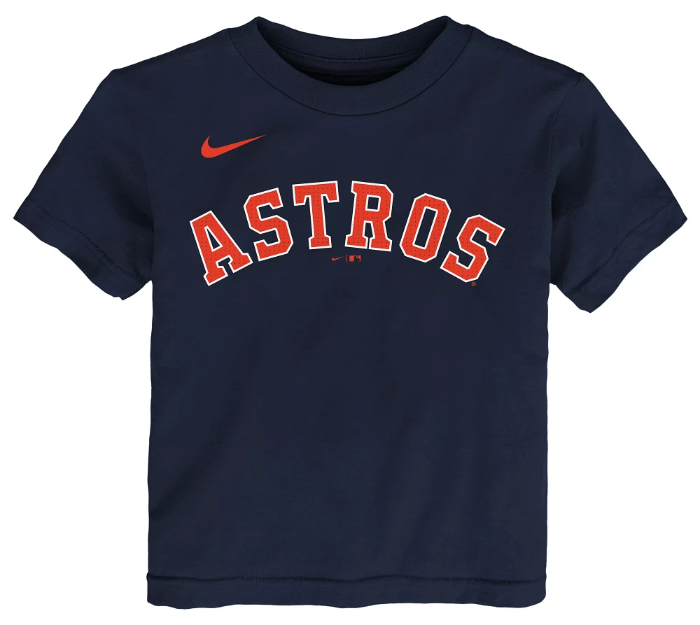 Nike Toddler Houston Astros José Altuve #27 Navy Home T-Shirt