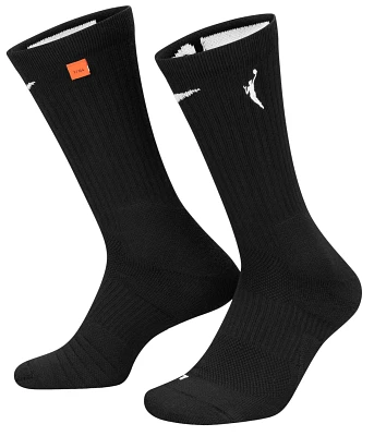 Nike Adult WNBA Black Elite Crew Sock