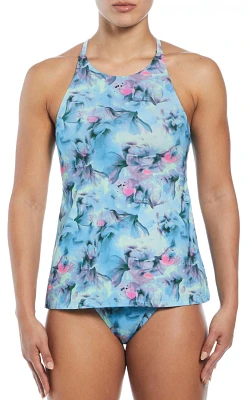 Nike Lace Up High Neck Tankini