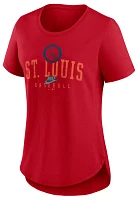 Nike Women's St. Louis Cardinals Red Cooperstown Arch T-Shirt