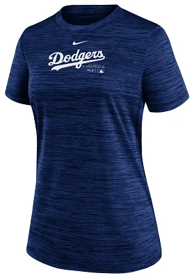 Nike Women's Los Angeles Dodgers Royal Authentic Collection Velocity T-Shirt