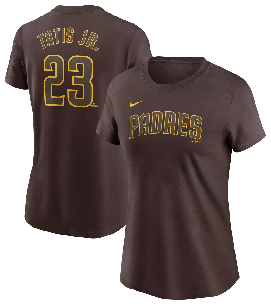 Nike Women's San Diego Padres Fernando Tatís Jr. #23 Brown Home T-Shirt