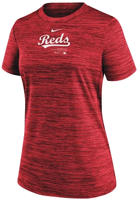 Nike Women's Cincinnati Reds Red Authentic Collection Velocity T-Shirt