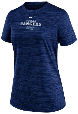 Nike Women's Texas Rangers Royal Authentic Collection Velocity T-Shirt