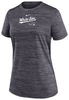 Nike Women's Chicago White Sox Black Authentic Collection Velocity T-Shirt