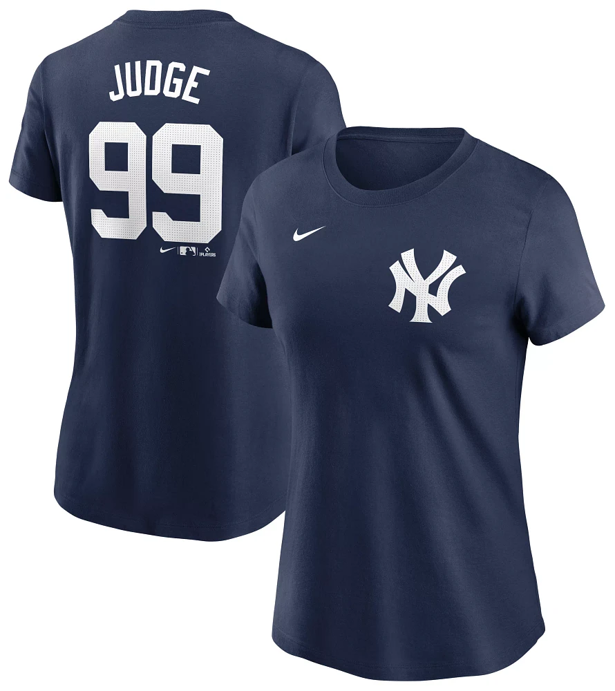 Nike Women's New York Yankees Aaron Judge #99 Navy Home T-Shirt