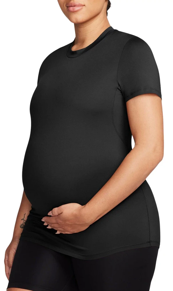 Nike Women's One Maternity Dri-FIT Slim-Fit Short-Sleeve Top