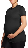 Nike Women's One Maternity Dri-FIT Slim-Fit Short-Sleeve Top