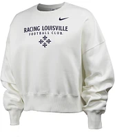 Nike Women's Racing Louisville FC 2024 Core White Crew Sweatshirt