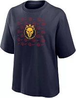 Nike Women's Utah Royals 2024 Boxy Logo Navy Tri-Blend T-Shirt